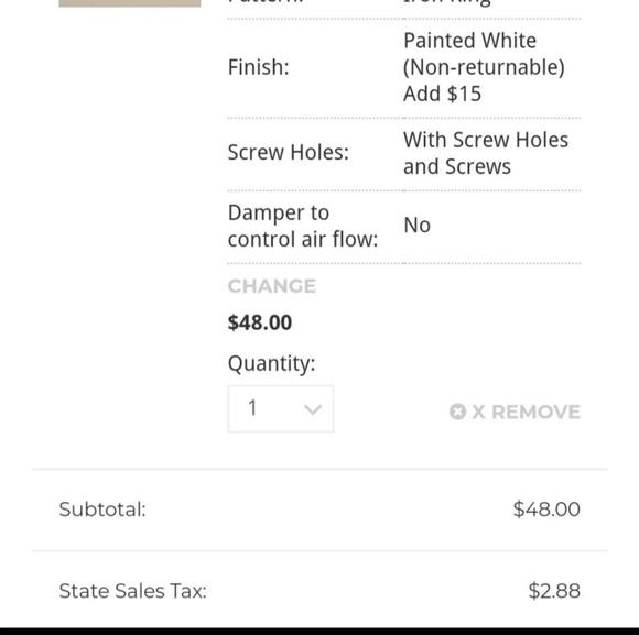 Decorative vent covers - Picture 4 of 4